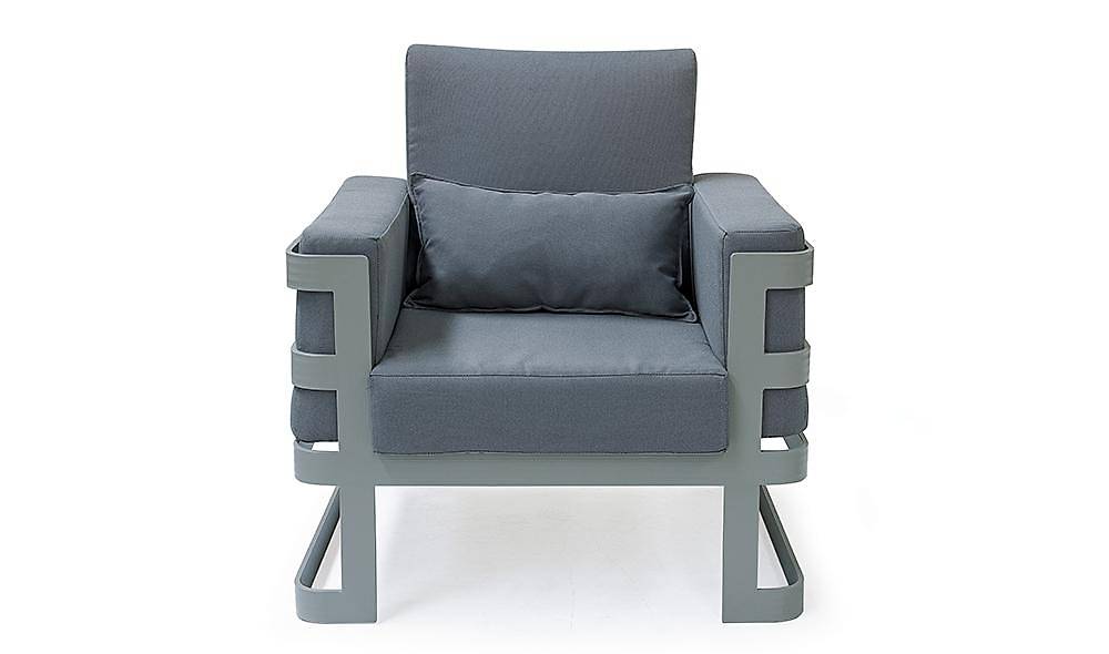 Elizya Bahçe Koltuk Takımı - Gri Bahçe Oturma Grubu