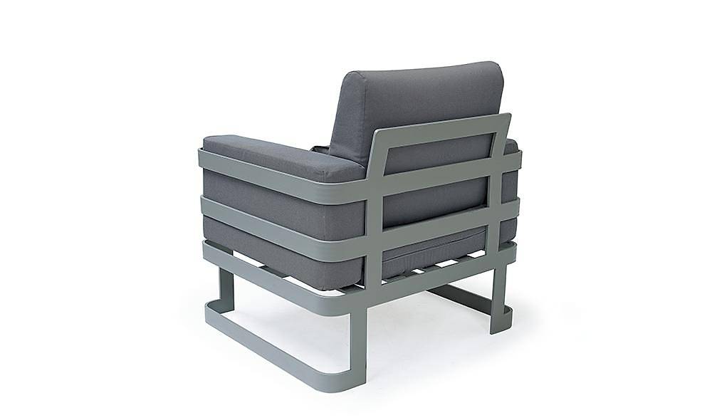 Elizya Bahçe Koltuk Takımı - Gri Bahçe Oturma Grubu