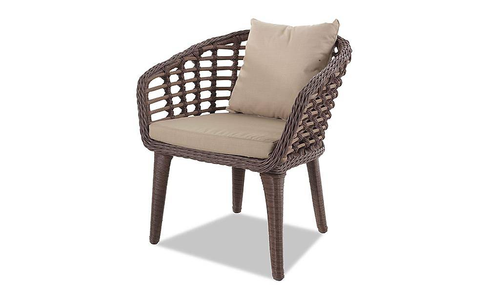 Domino Bahçe Masa Takımı - Kahve Siyah Bahçe Masa Takımı