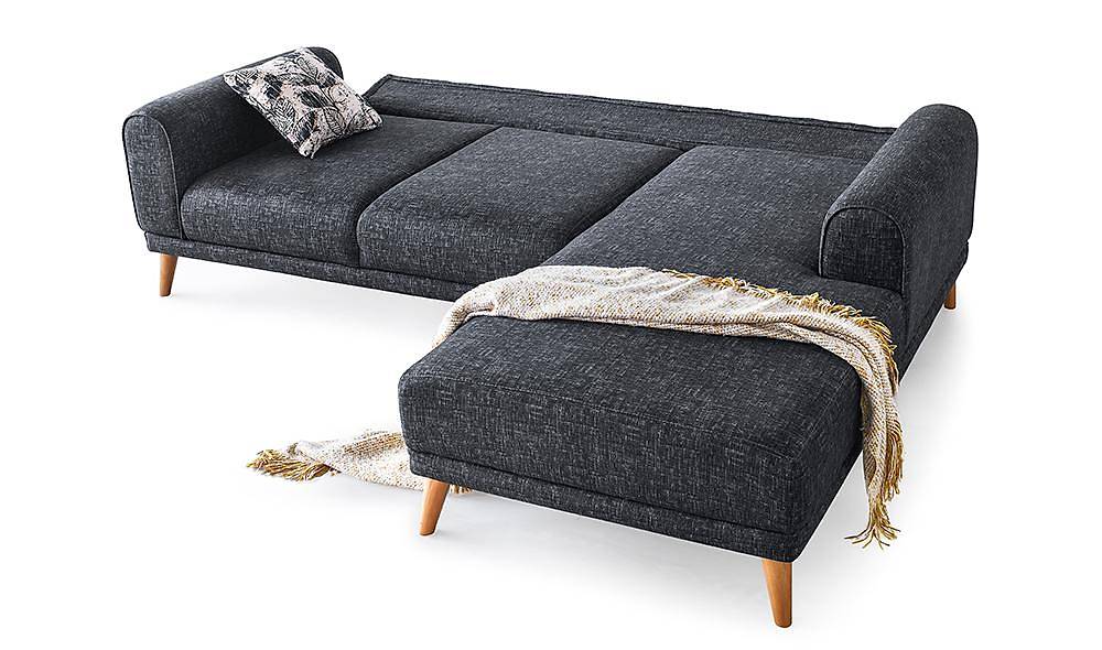 Jessica Köşe Takımı - Antrasit Köşe Koltuk