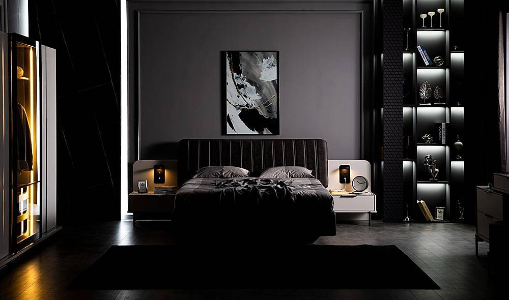 Asus Bazalı Yatak Odası - 5 Kapılı Yatak Odası