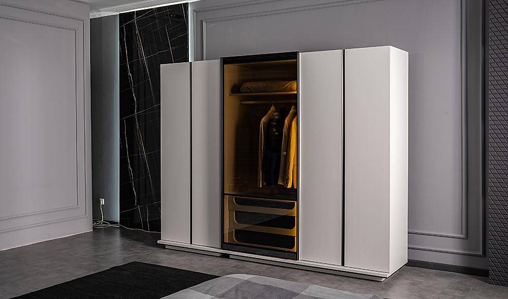 Asus Köşe Gardrop Köşe Dolap