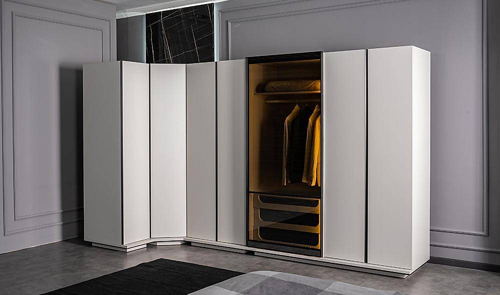 Asus Köşe Gardrop Köşe Dolap