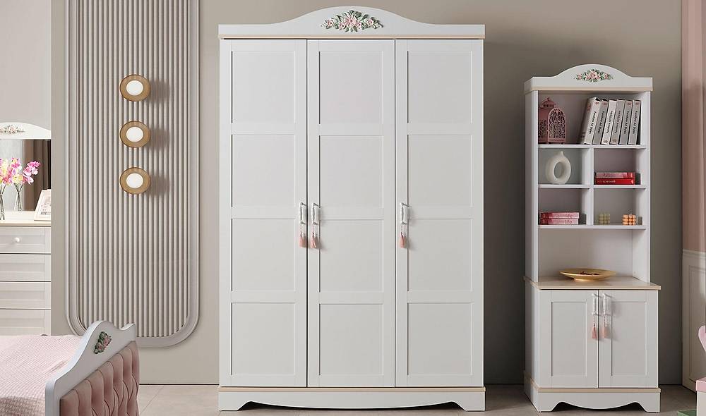 Pink Genç Odası - 3 Kapılı Genç Odası