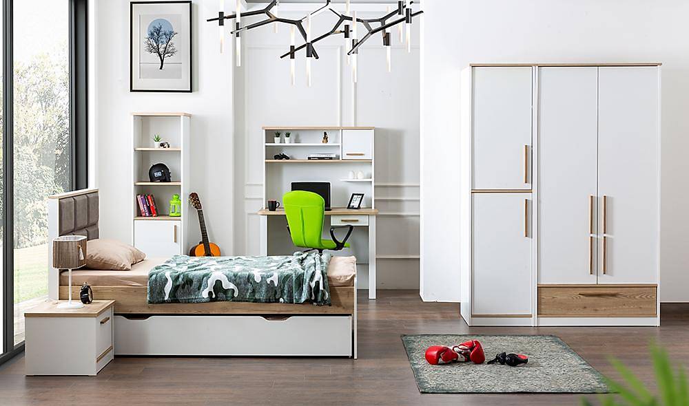 Bianca Genç Odası - 3 Kapılı Genç Odası