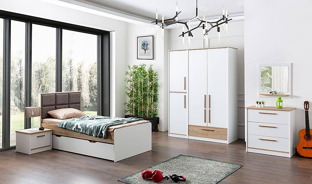 Bianca Genç Odası - 3 Kapılı Genç Odası
