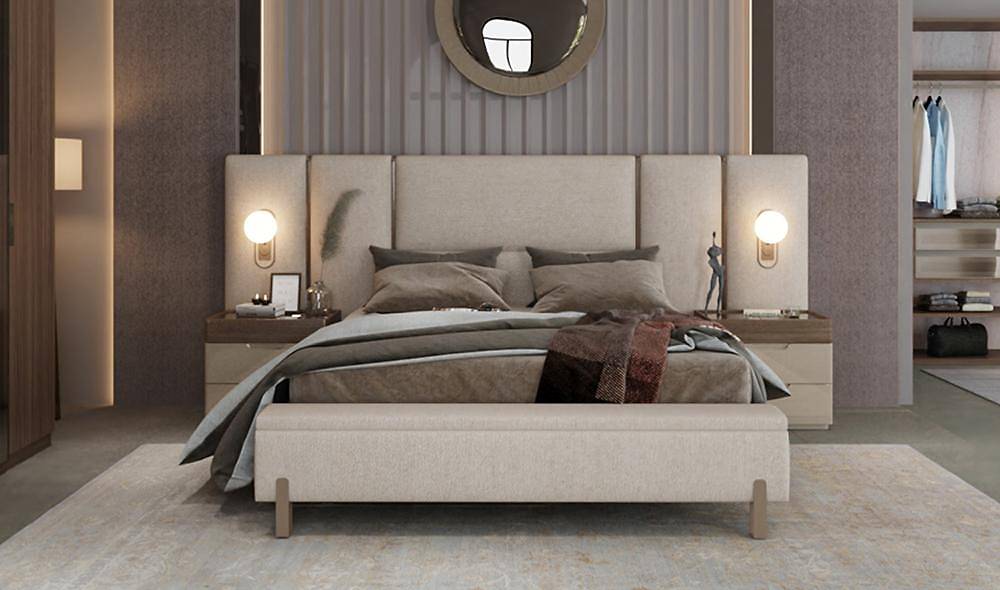 Ring Bazalı Yatak Odası Yatak Odası