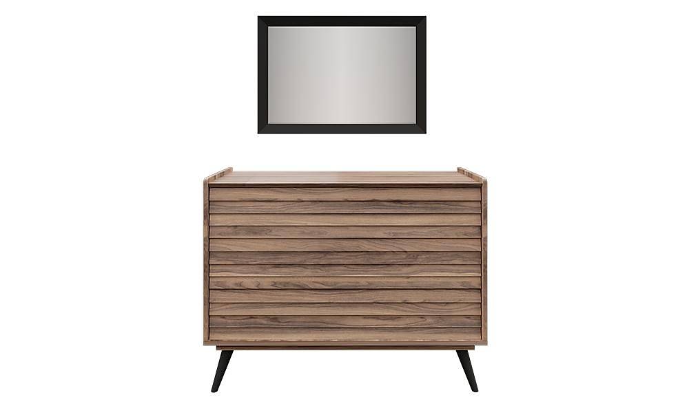 Çizgi Yatak Odası - Ceviz Yatak Odası