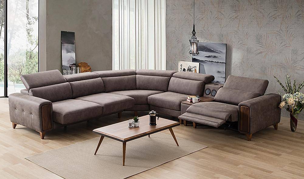 Piazzo Motorlu Köşe Takımı Köşe Koltuk