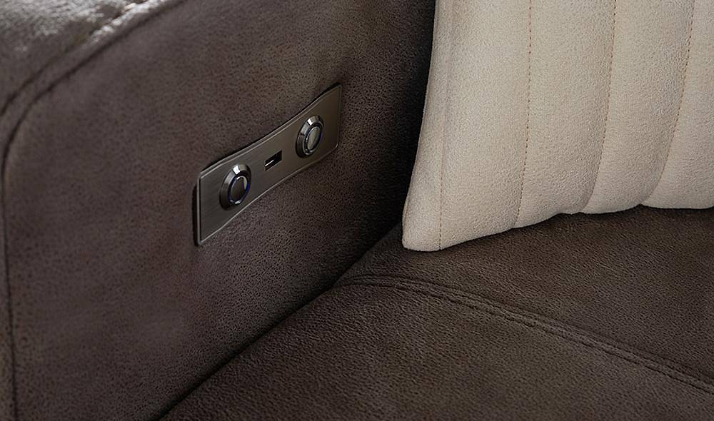 Micro Motorlu Köşe Takımı - Antrasit Köşe Koltuk