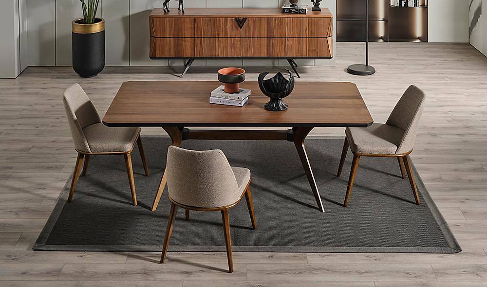 Hisar Yemek Odası - Ceviz Yemek Odası