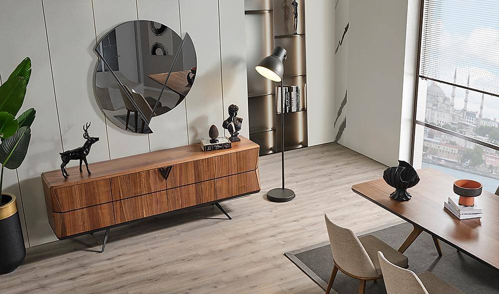 Hisar Yemek Odası - Ceviz Yemek Odası