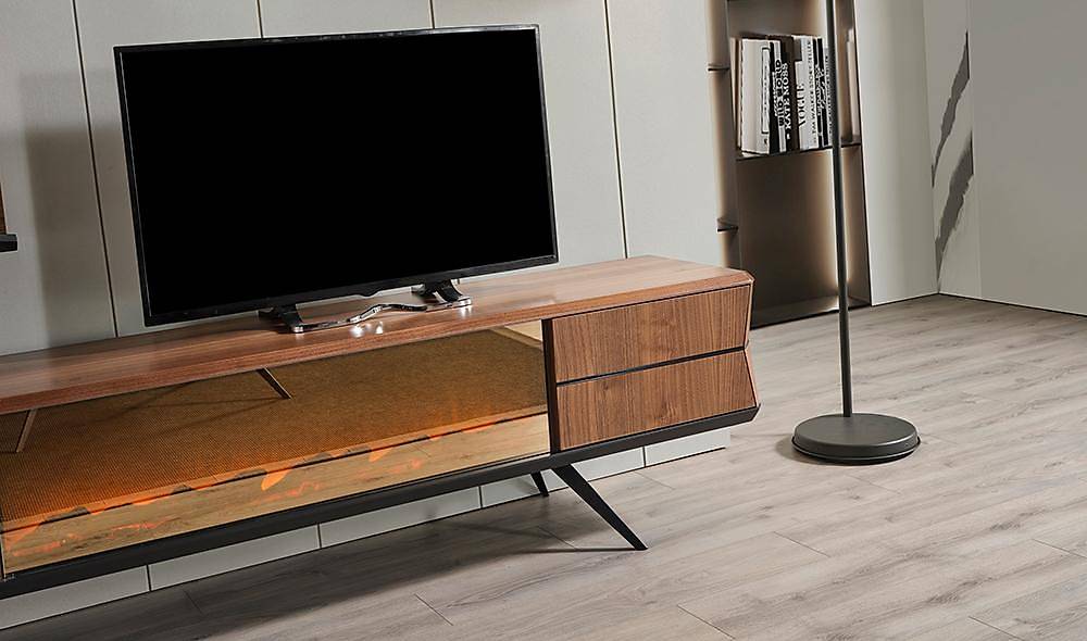 Hisar Tv Ünitesi - Ceviz TV Ünitesi