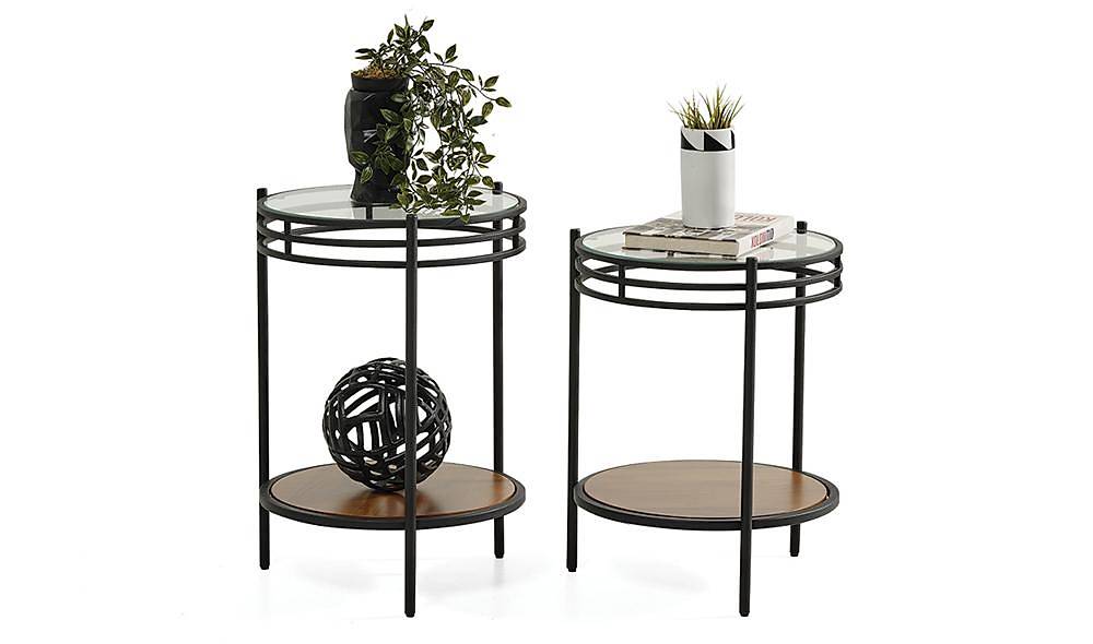 Pretty Orta Sehpa Seti - Siyah Sehpa ve Aksesuar