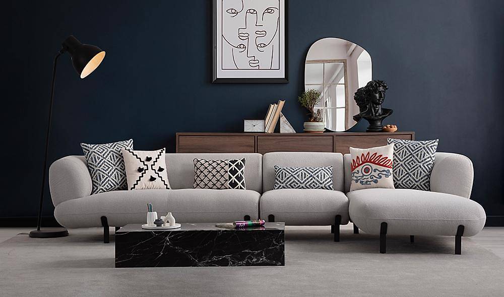 Brown Köşe Takımı Köşe Koltuk