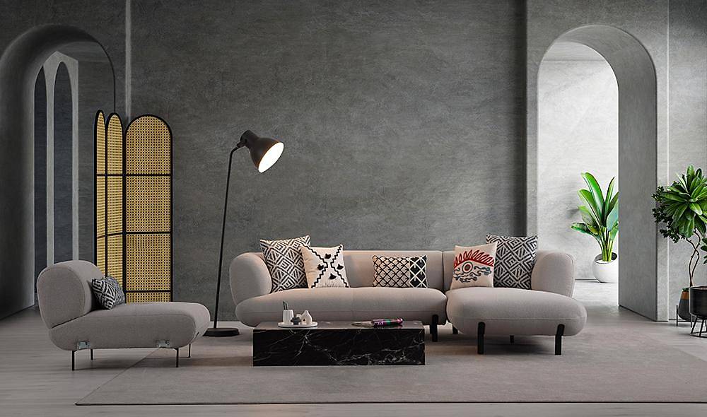 Brown Köşe Takımı Köşe Koltuk