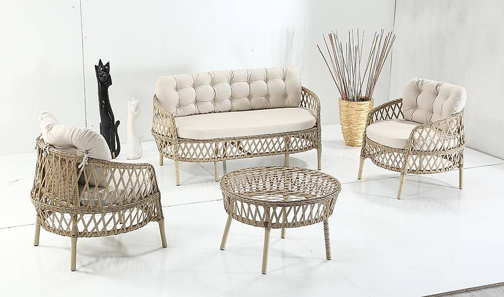 Weblonya Bahçe Koltuk Takımı Bahçe Oturma Grubu