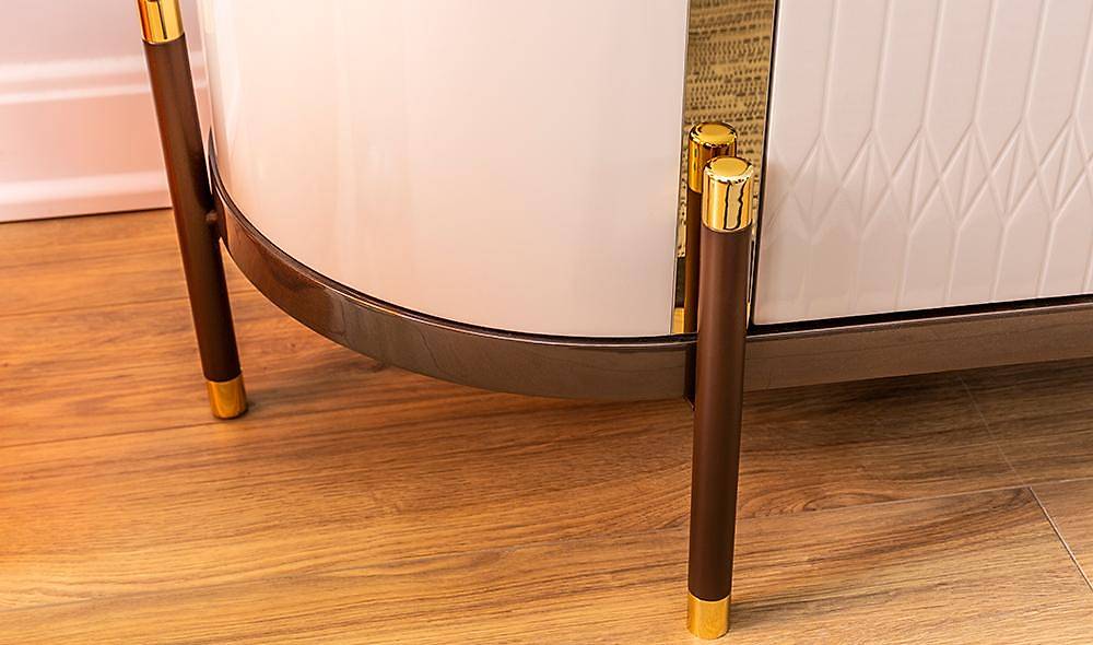 Leaf Tv Ünitesi - Kahverengi TV Ünitesi