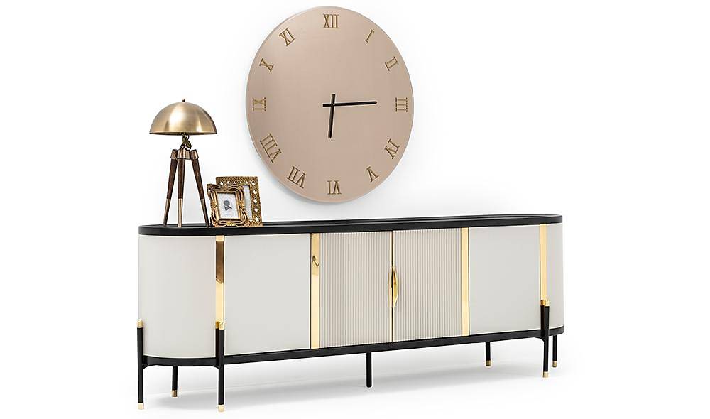 Leaf Yemek Odası - Siyah Yemek Odası