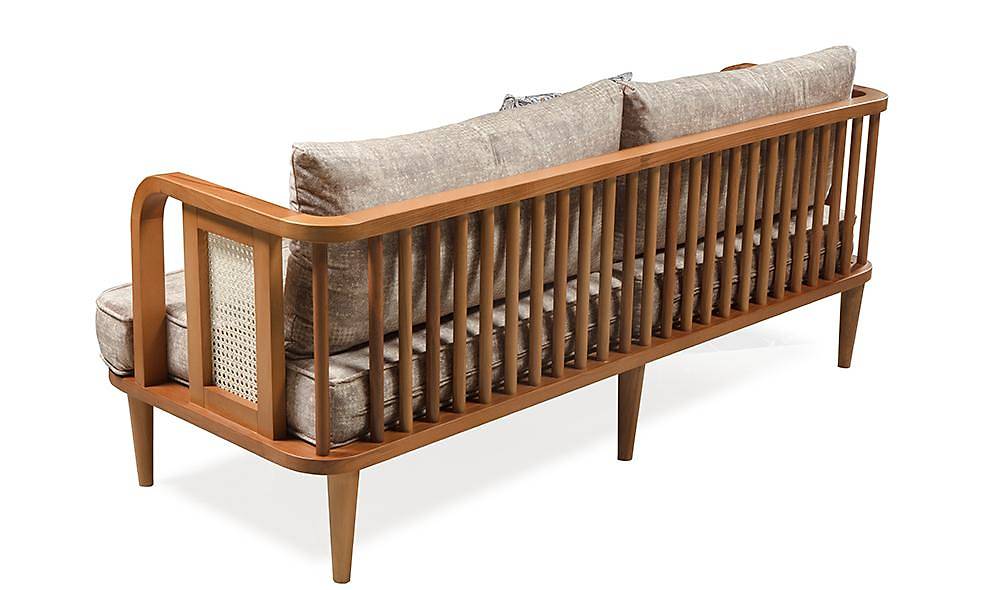 Toscana Üçlü Bahçe Koltuğu Bahçe Mobilyası