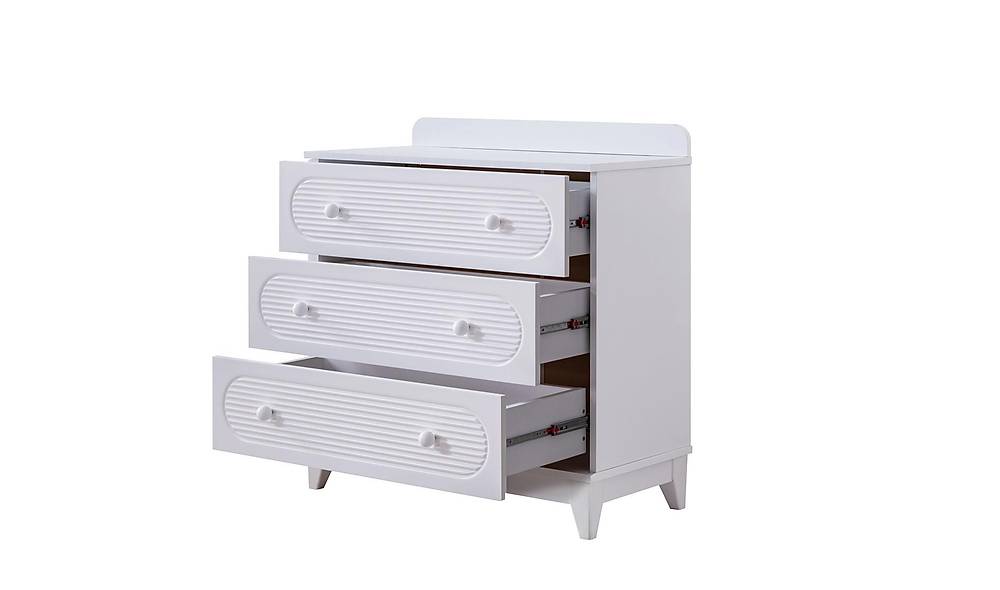 Tilda Montessori Genç Odası - Beyaz Genç Odası