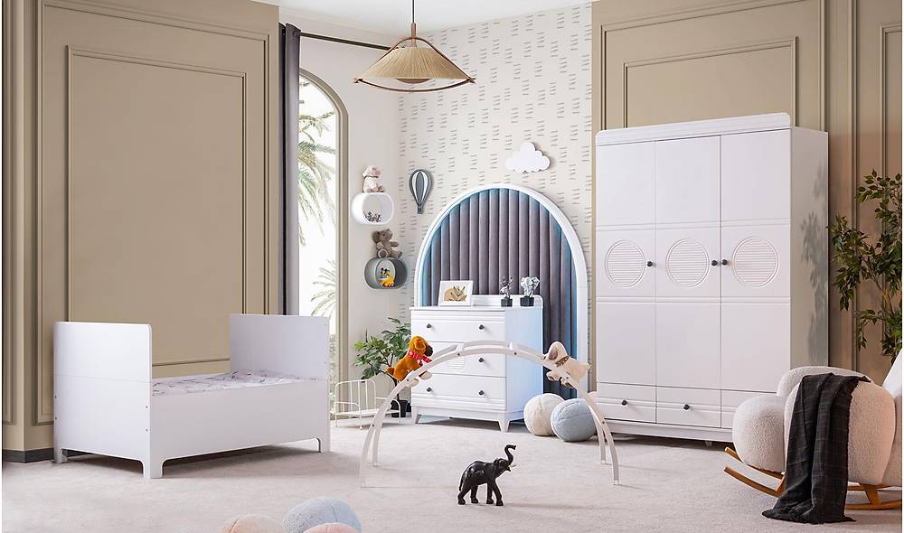 Momo Bebek Odası - Gri Genç Odası