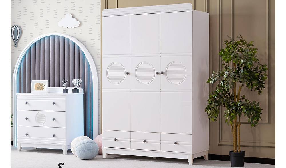 Momo Bebek Odası - Gri Genç Odası