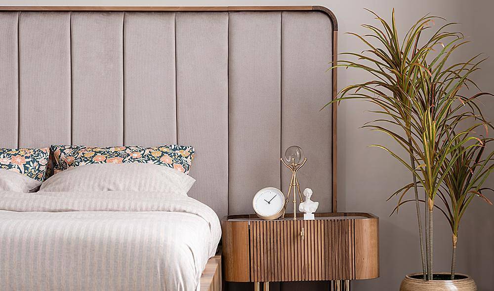 Kasilya Bazalı Yatak Odası Yatak Odası