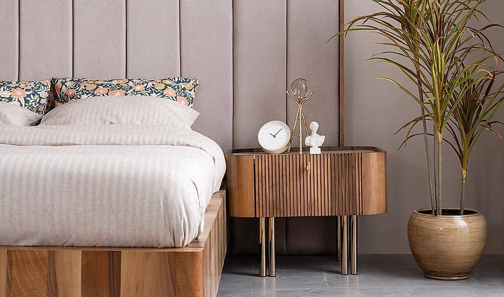 Kasilya Bazalı Yatak Odası Yatak Odası