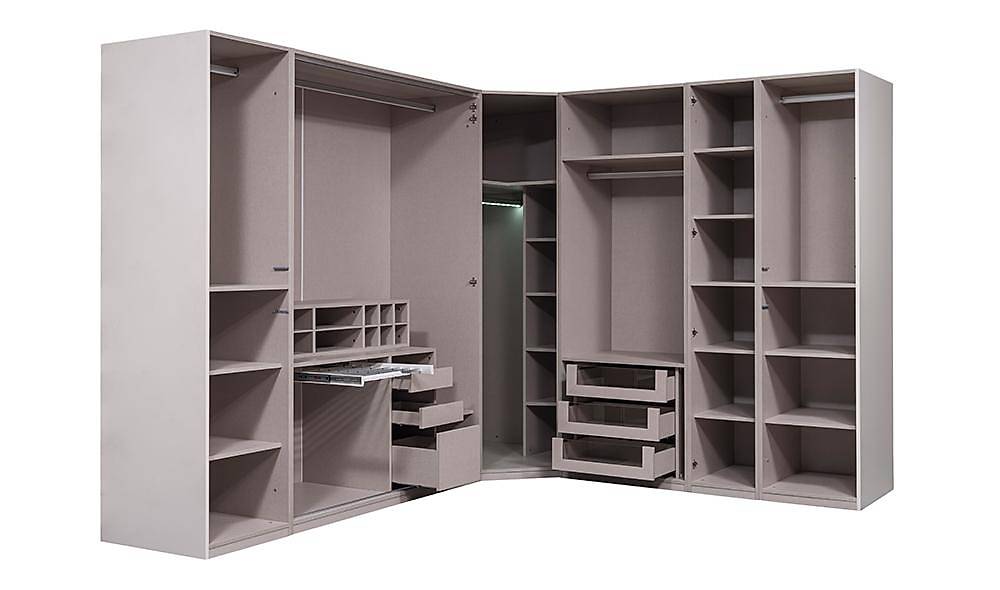 Panora Köşe Gardrop Köşe Dolap