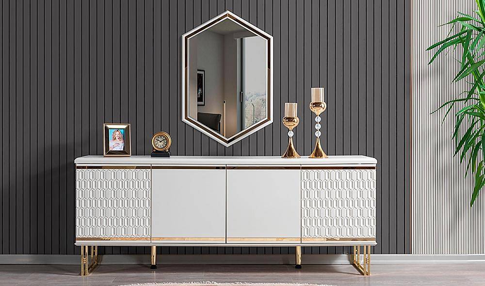 Verdere Yemek Odası - Ekru Yemek Odası