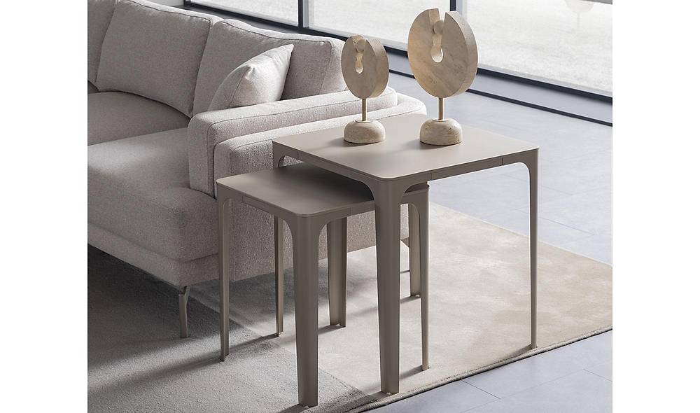 İsabel İkili Zigon Sehpa Sehpa ve Aksesuar