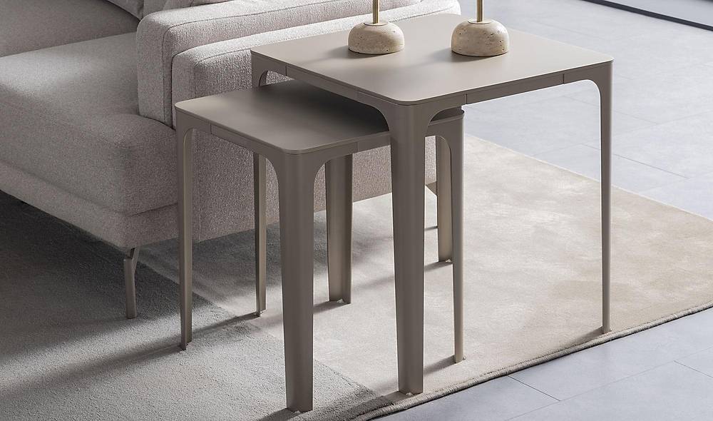 İsabel İkili Zigon Sehpa Sehpa ve Aksesuar