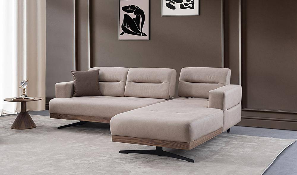 Pratico Köşe Takımı - Bej Köşe Koltuk