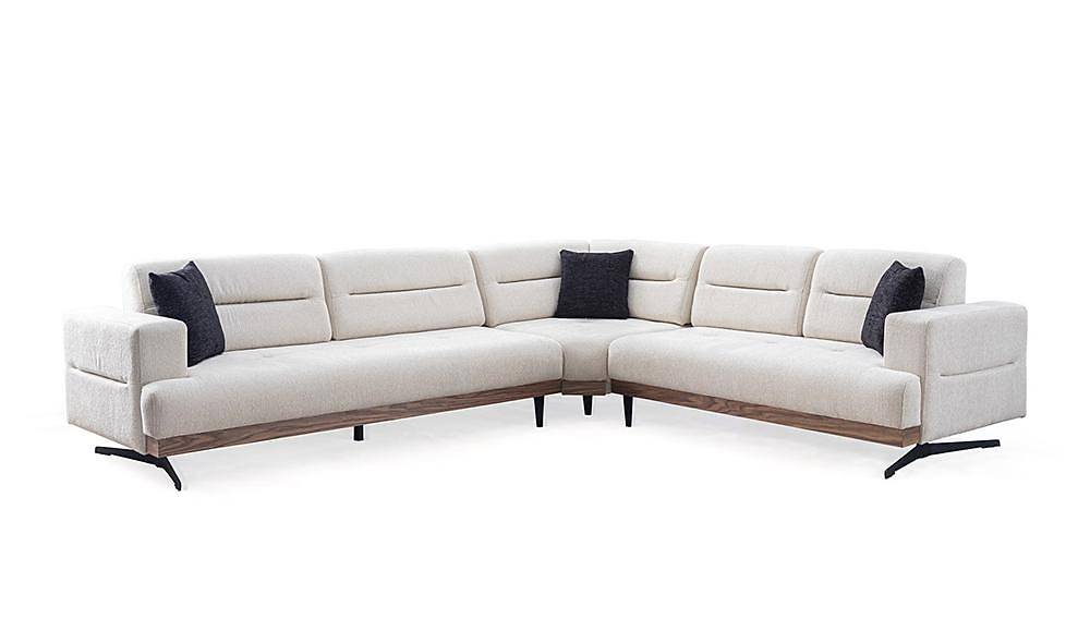 Pratico Köşe Takımı - Ekru Köşe Koltuk