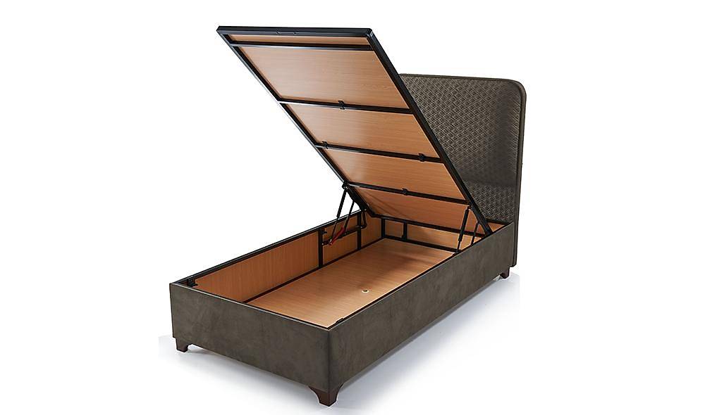 Setra Baza + Başlık - Antrasit Yatak Baza Başlık