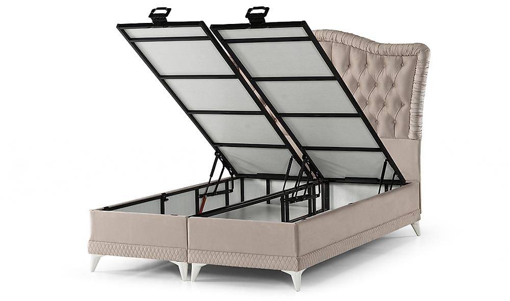 Lotus Baza + Başlık Yatak Baza Başlık