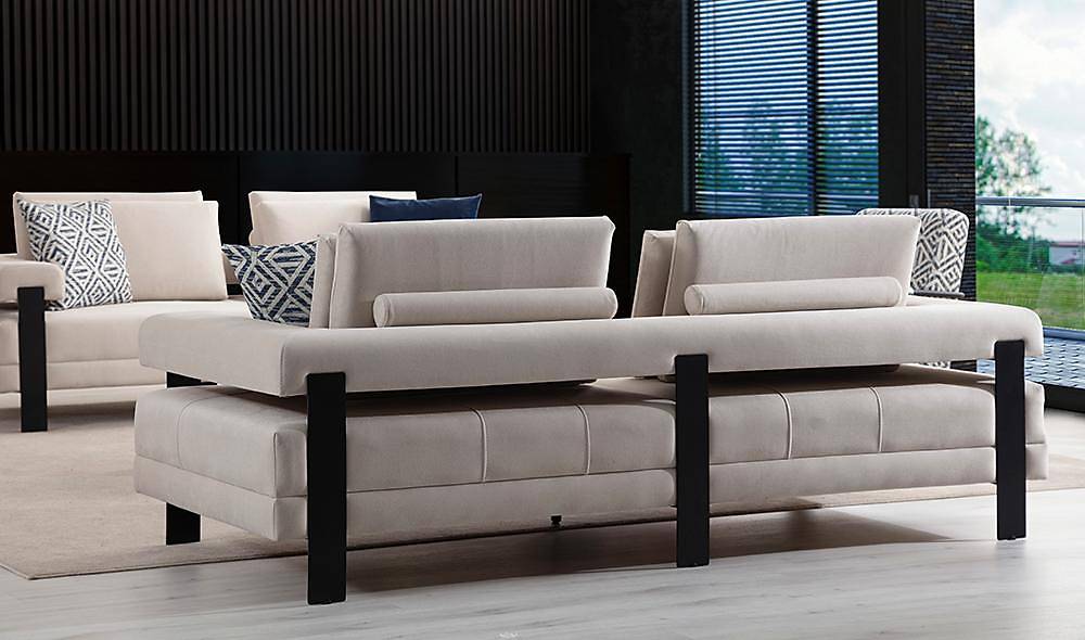 Everest Koltuk Takımı - Siyah - Nubuk Koltuk Takımı