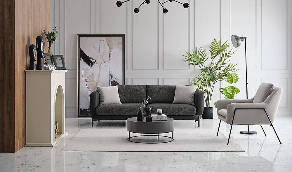 Cosmos Koltuk Takımı - Siyah Koltuk Takımı