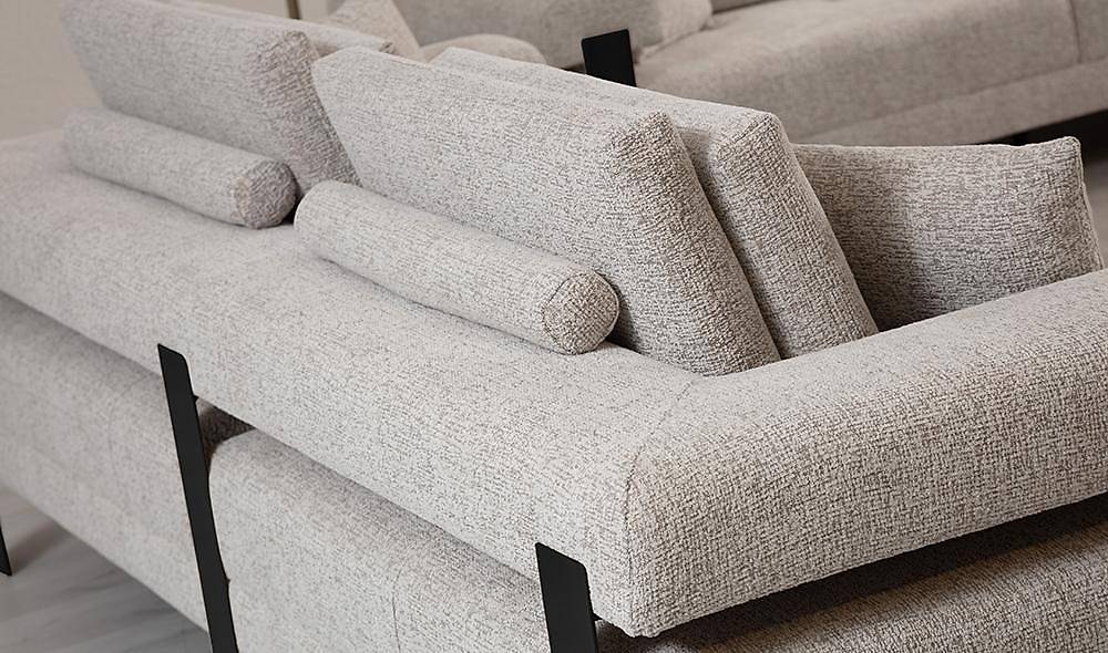 Everest Koltuk Takımı - Siyah - Dokuma Koltuk Takımı