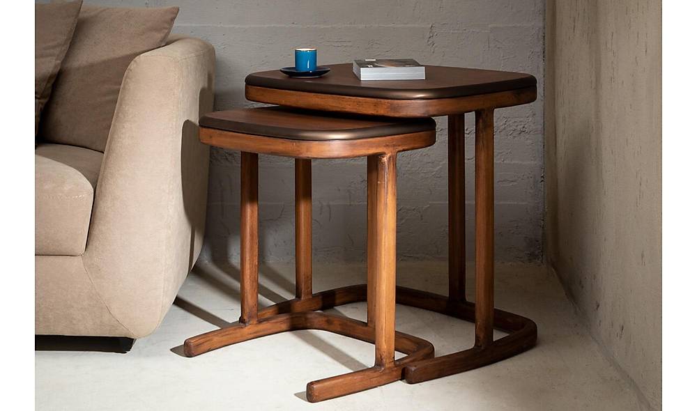 Juppo İkili Zigon Sehpa Sehpa ve Aksesuar