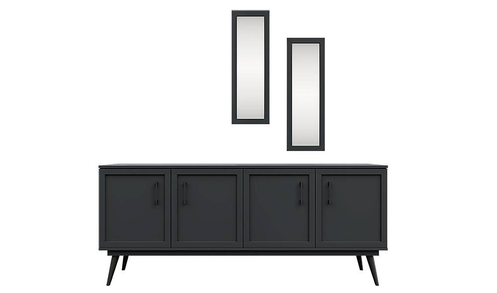 Liya Yemek Odası - Antrasit