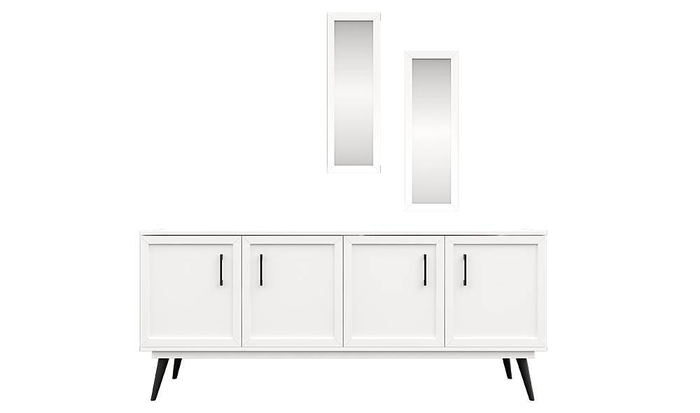 Liya Yemek Odası - Beyaz Yemek Odası