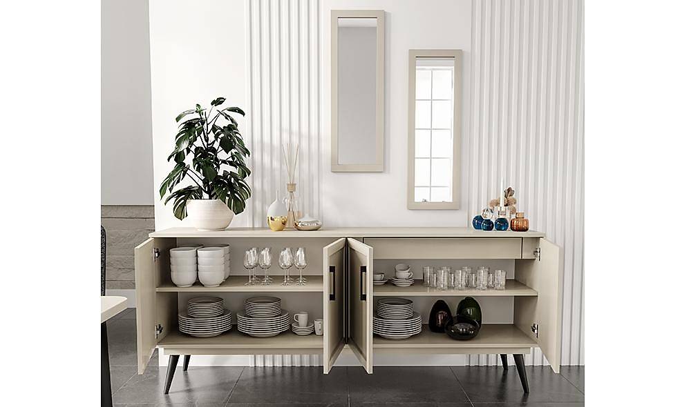 Liya Yemek Odası - Bej Yemek Odası