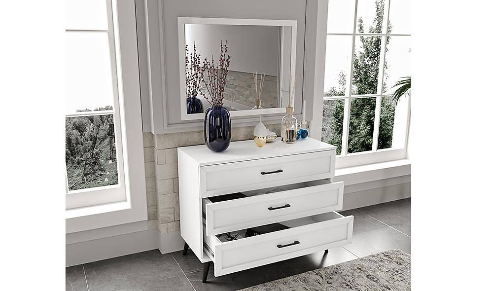 Liya Yatak Odası - Beyaz Yatak Odası