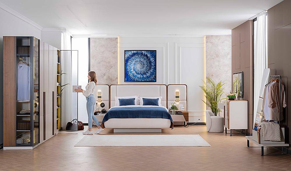 Fox Bazalı Yatak Odası - 6 Kapılı Yatak Odası