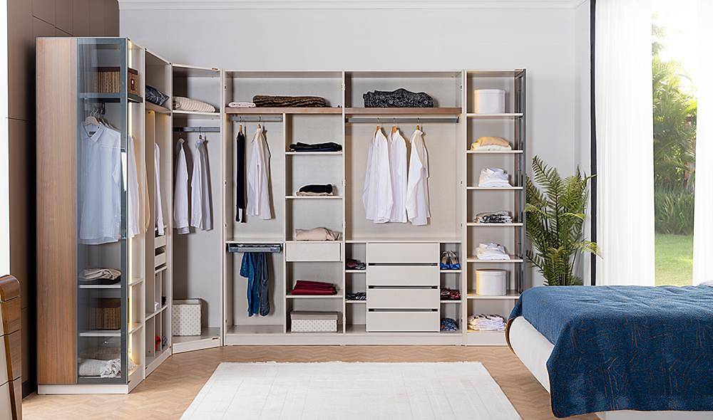 Fox Gardrop - Köşe Dolaplı Giyinme Odası