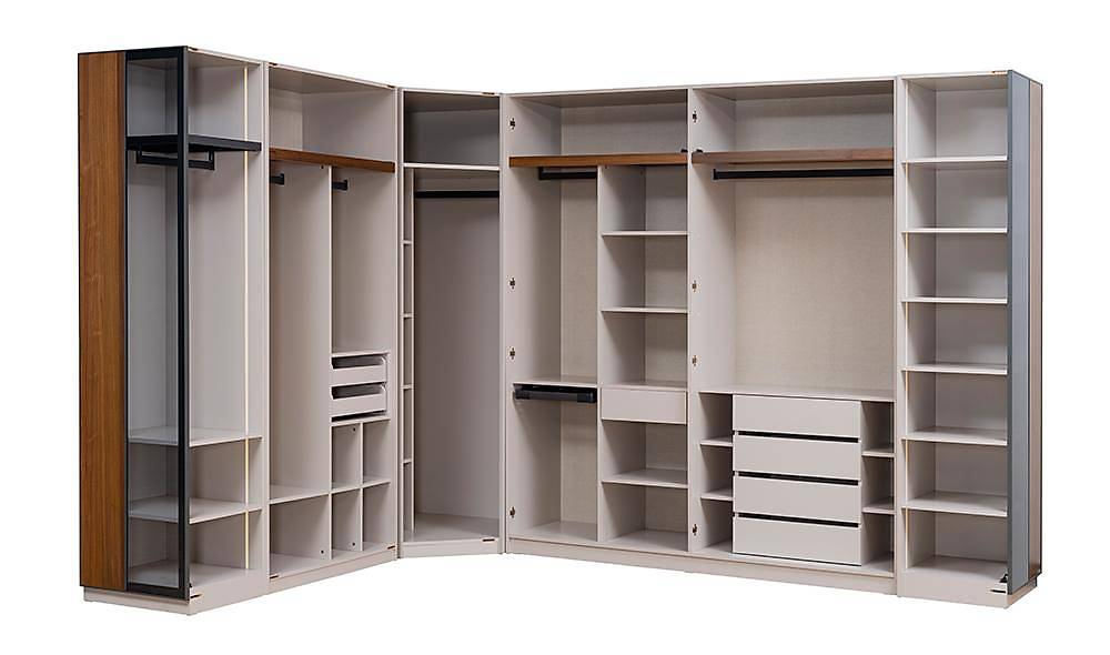 Fox Gardrop - Köşe Dolaplı Giyinme Odası