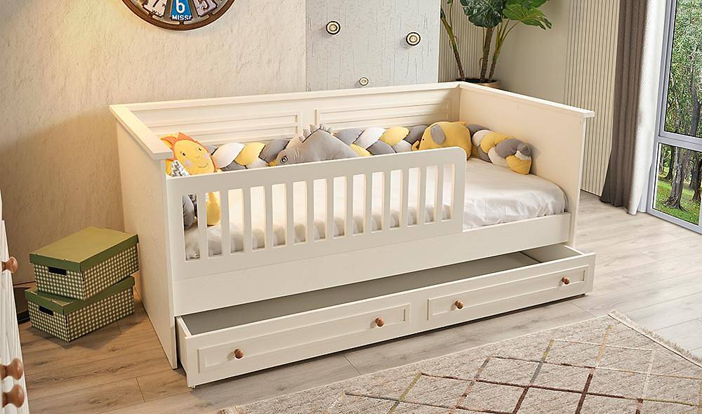 Nantes Yavrulu Sedir Karyola Beşik