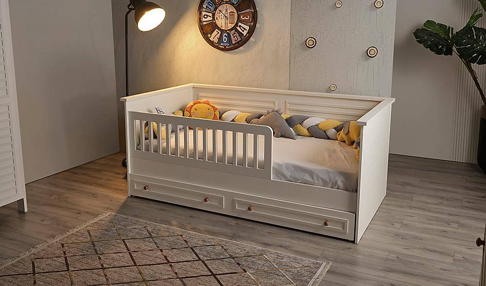 Nantes Yavrulu Sedir Karyola Beşik